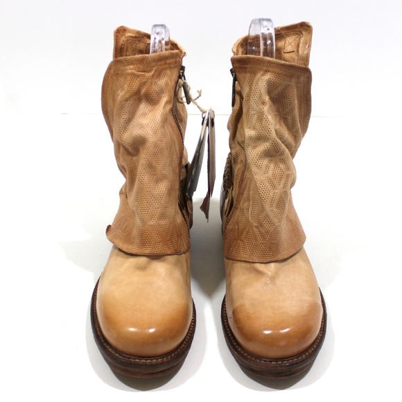 AS98 Springer Slouchy Ankle Boots Leather Bambu - Picture 3 of 7